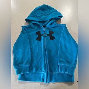 Under Armour Kids Teal Zip-Up Hoodie
